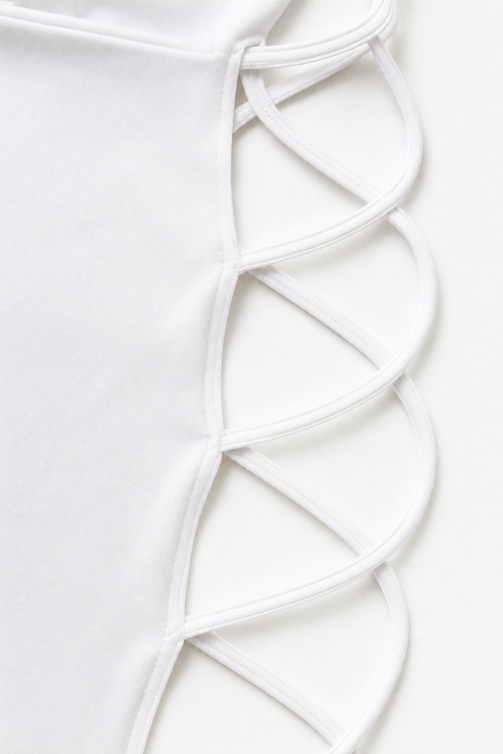 Rina Tie-Strap High-Slit Dress detail view
