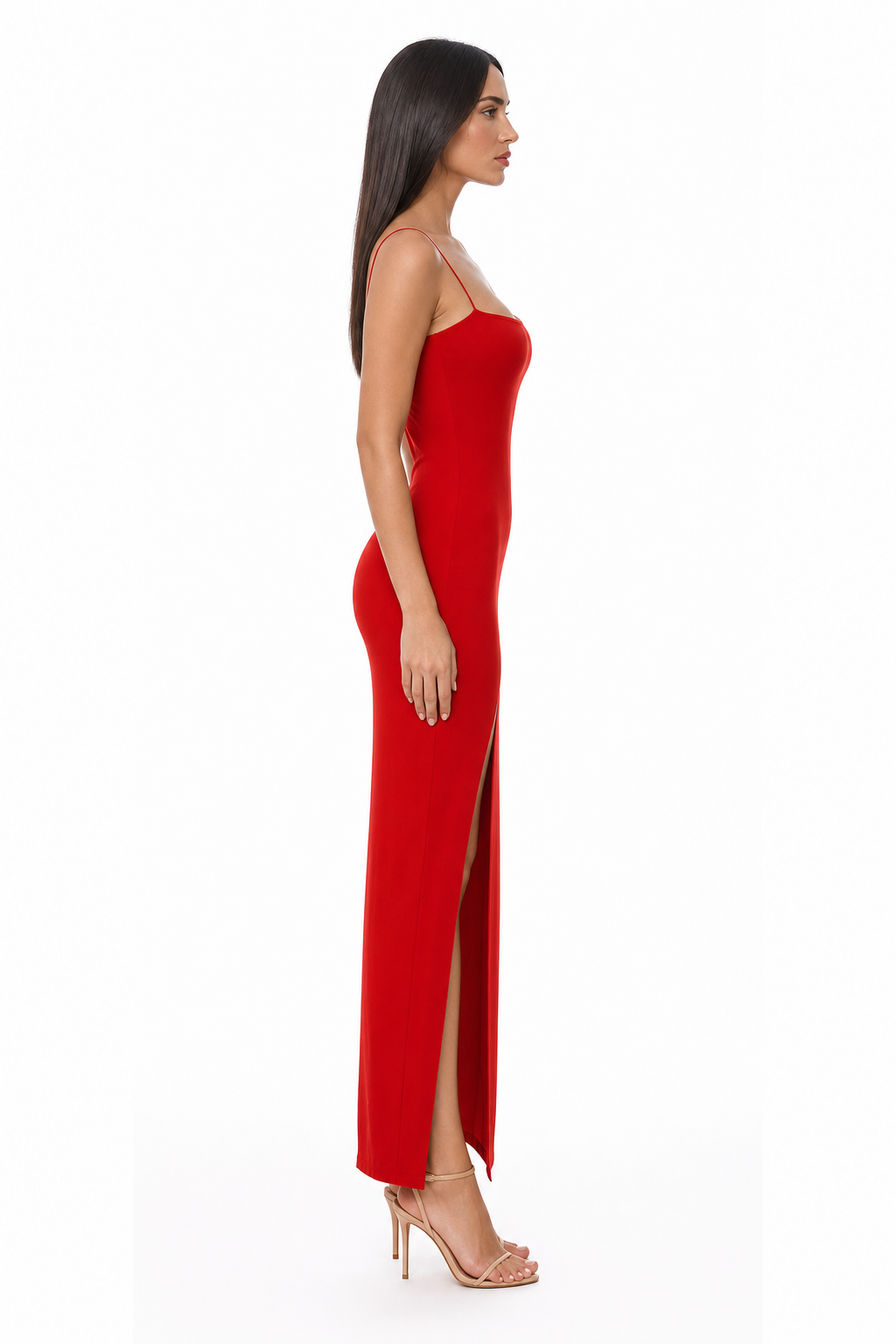 Eva Side-Slit Cami Dress side view