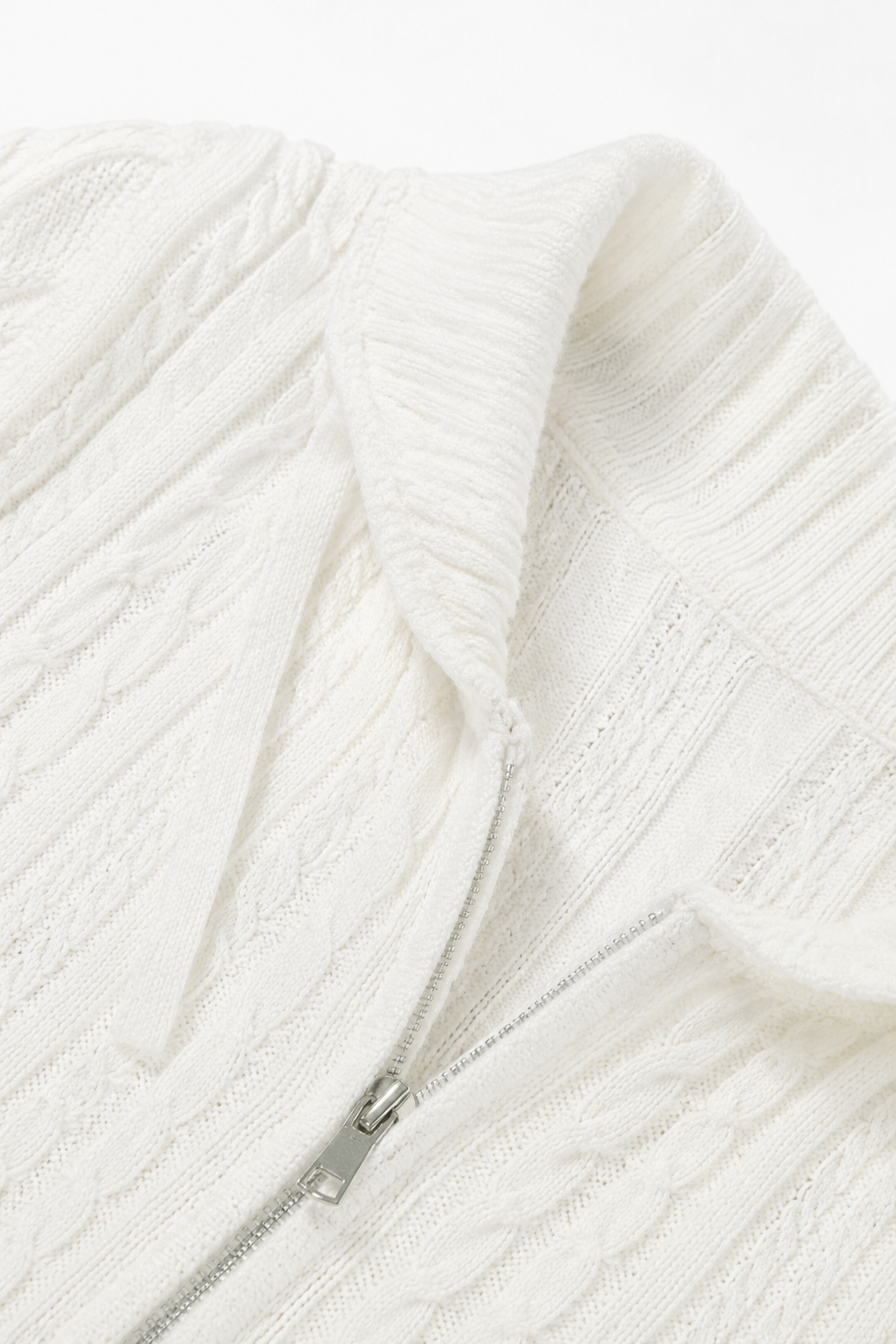 Celine Cable-Knit Hooded Mini Set detail view
