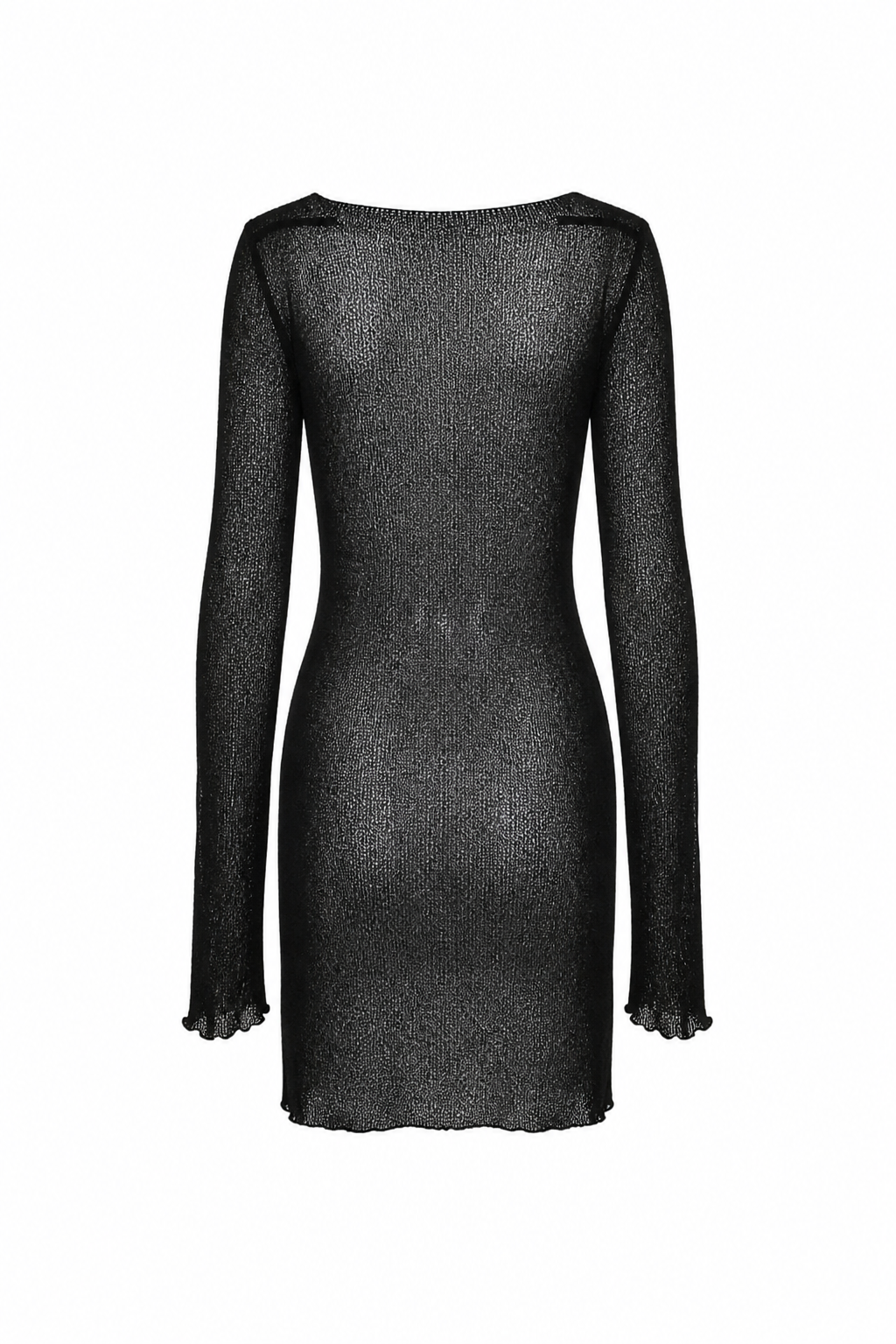 Sienna Open-Knit Resort Cover Dress back view
