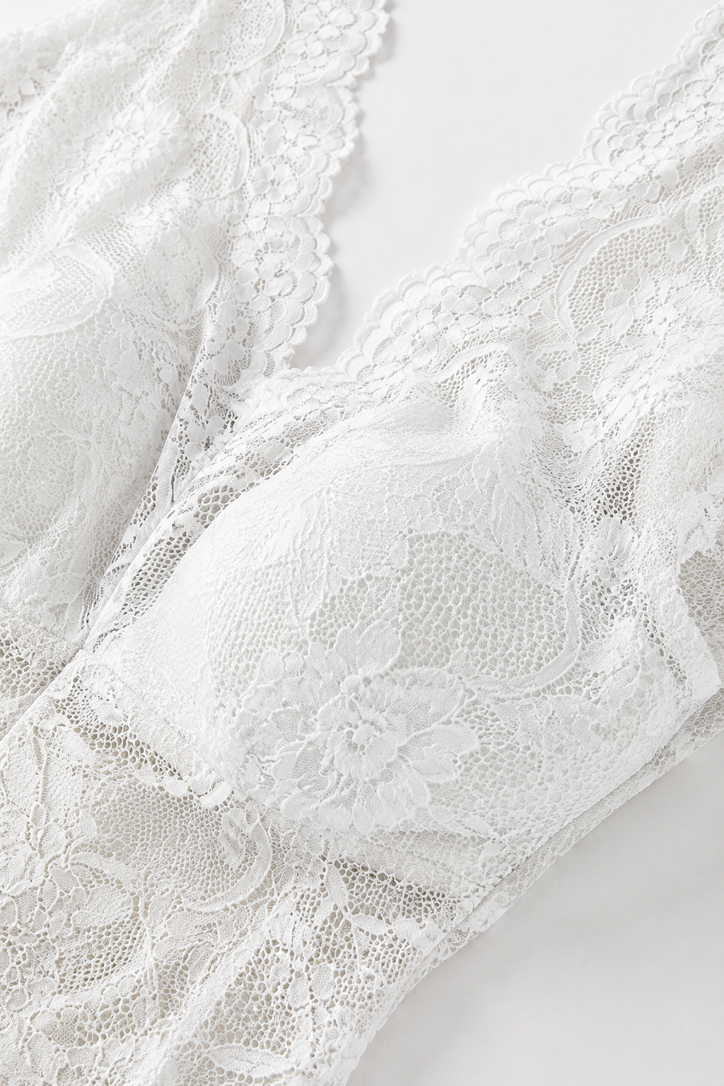 Flora Lace Layering Top detail view