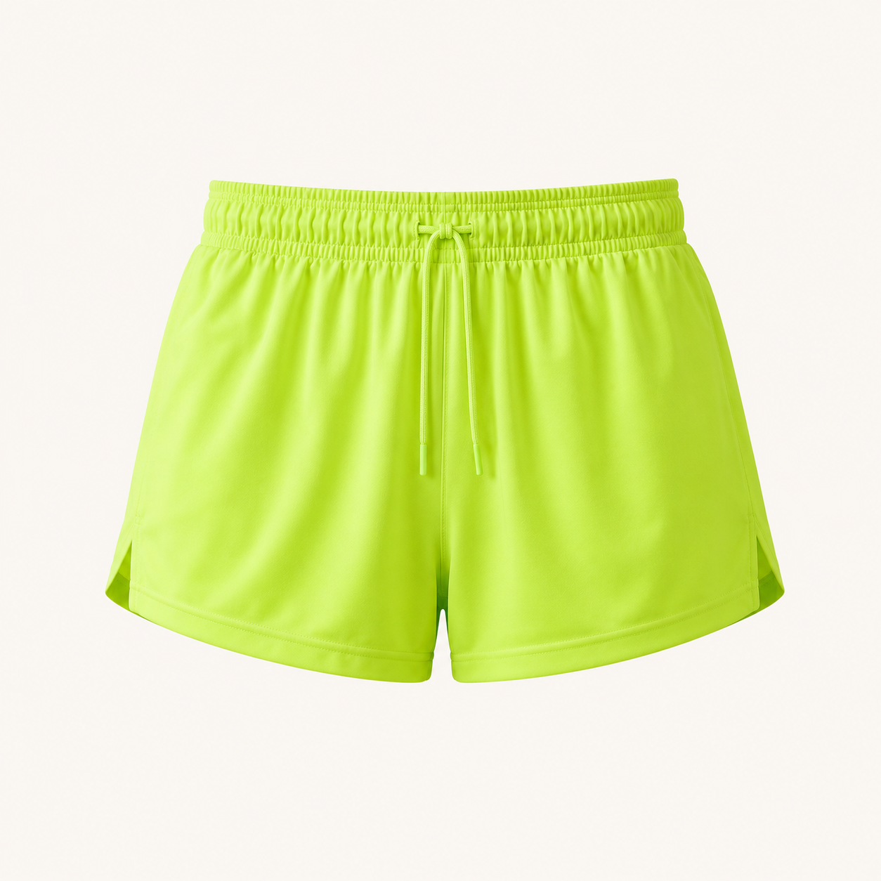 Neon Green Breathable Shorts
