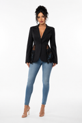 Monroe Lace Waist Blazer studio hero