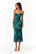 Paloma Tie Bodycon Midi Dress studio hero