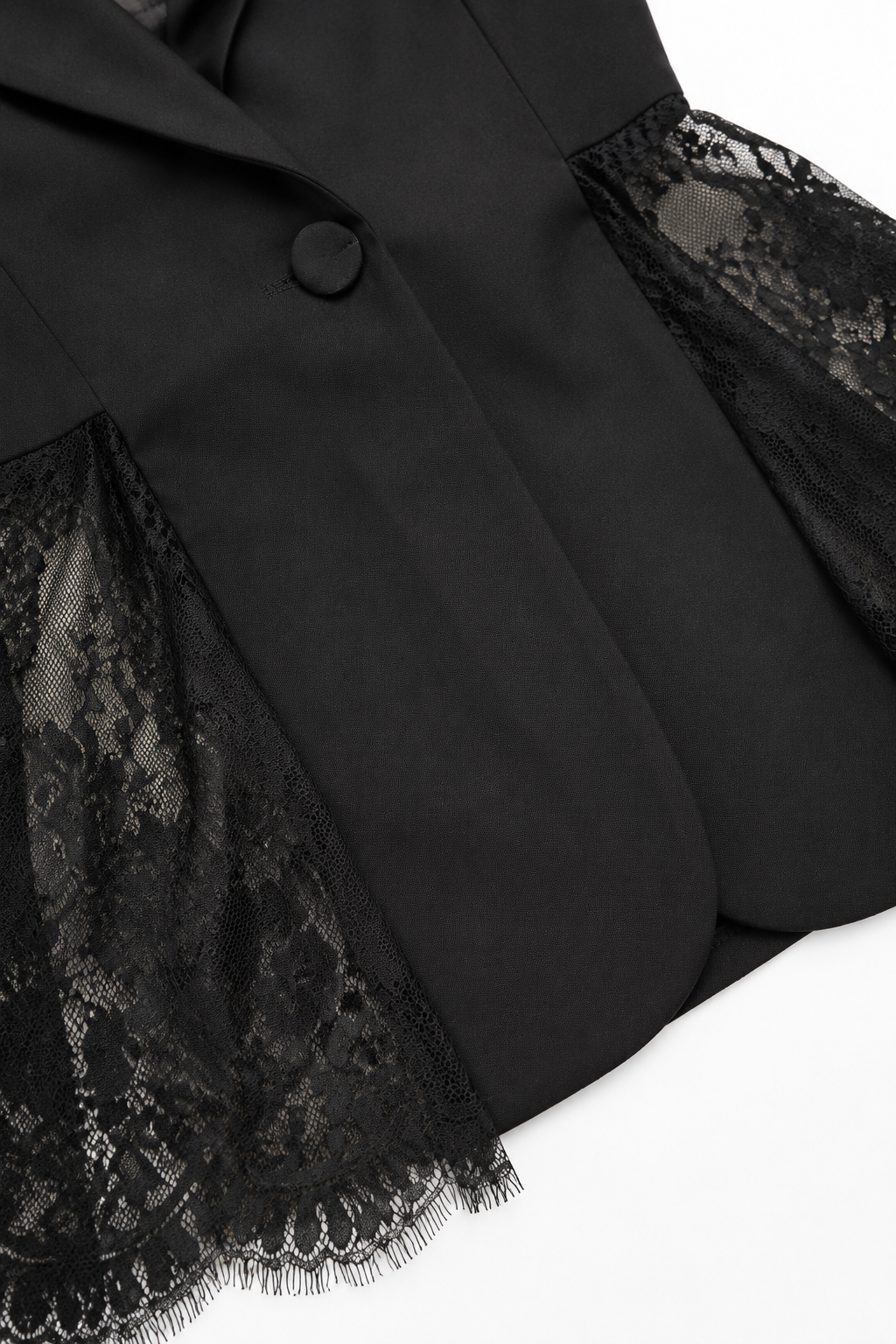 Monroe Lace Waist Blazer detail view