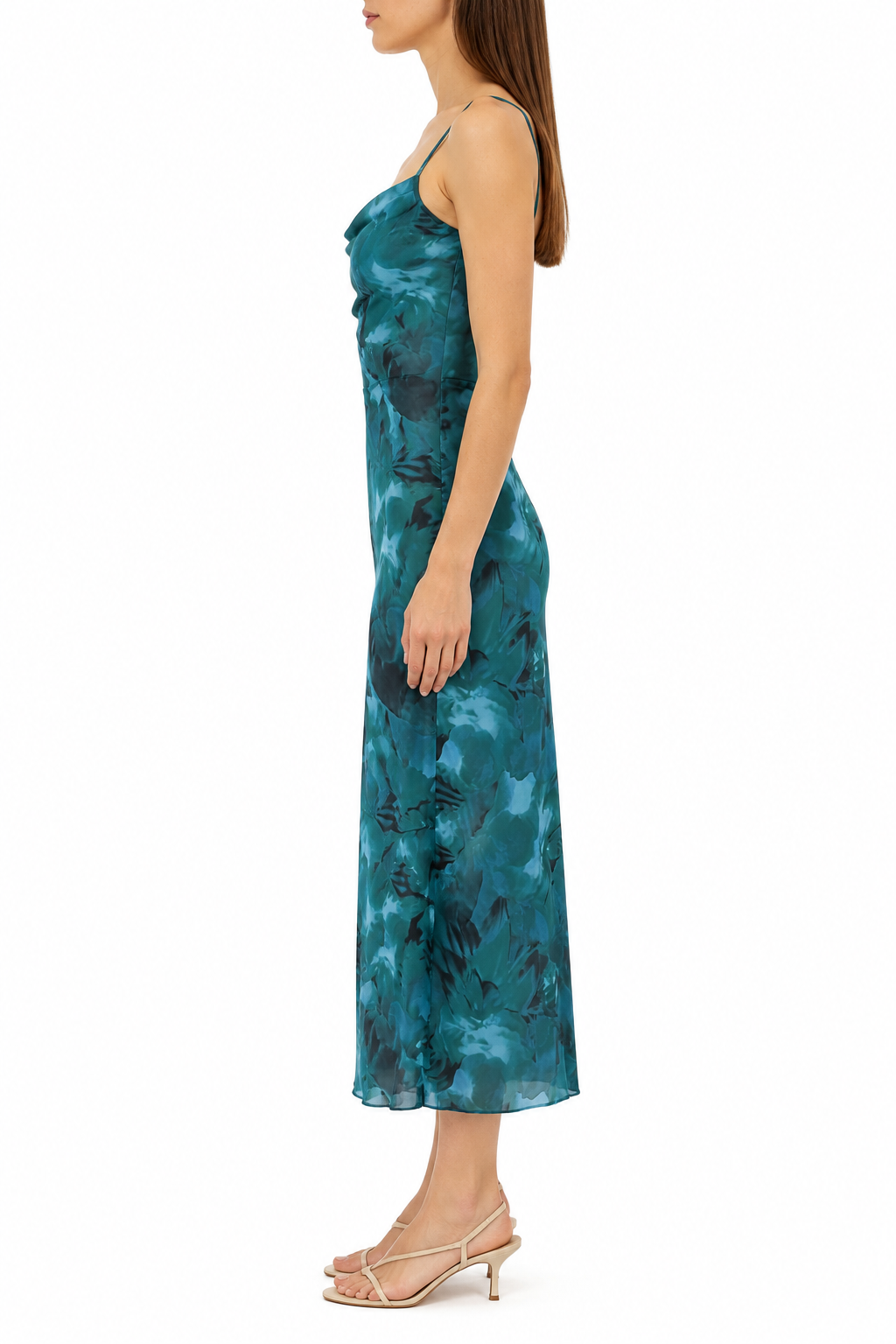 Paloma Tie Bodycon Midi Dress side view