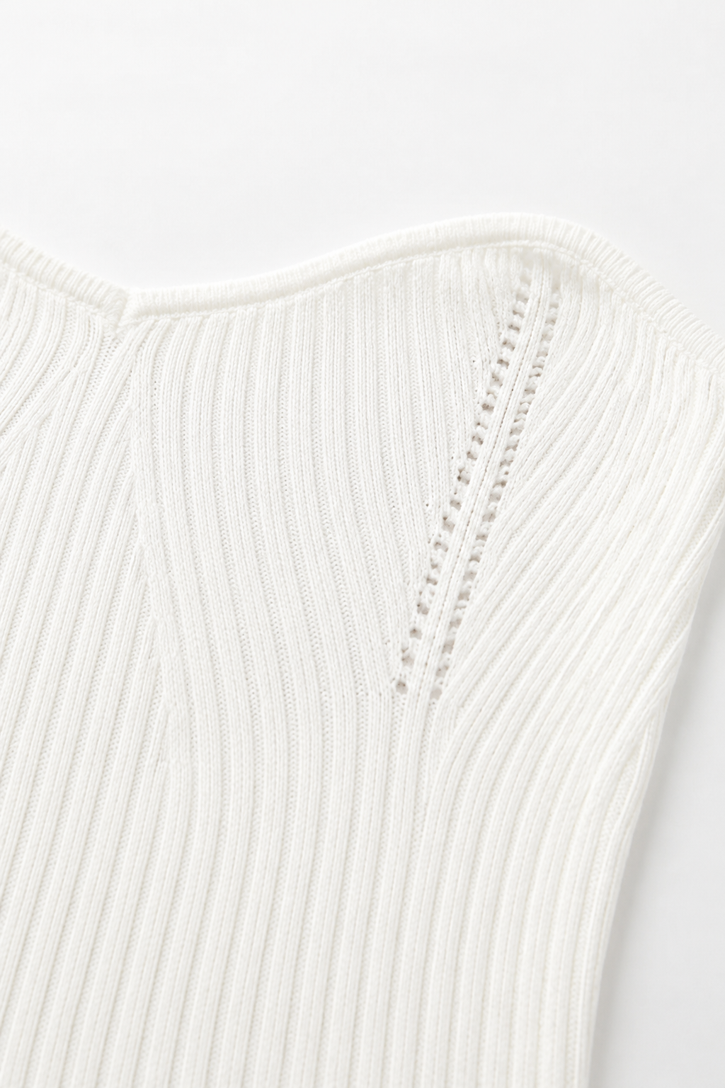 Arielle Open-Knit Bandeau Top detail view