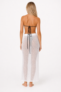 Coastline Open-Knit Beach Skirt studio hero