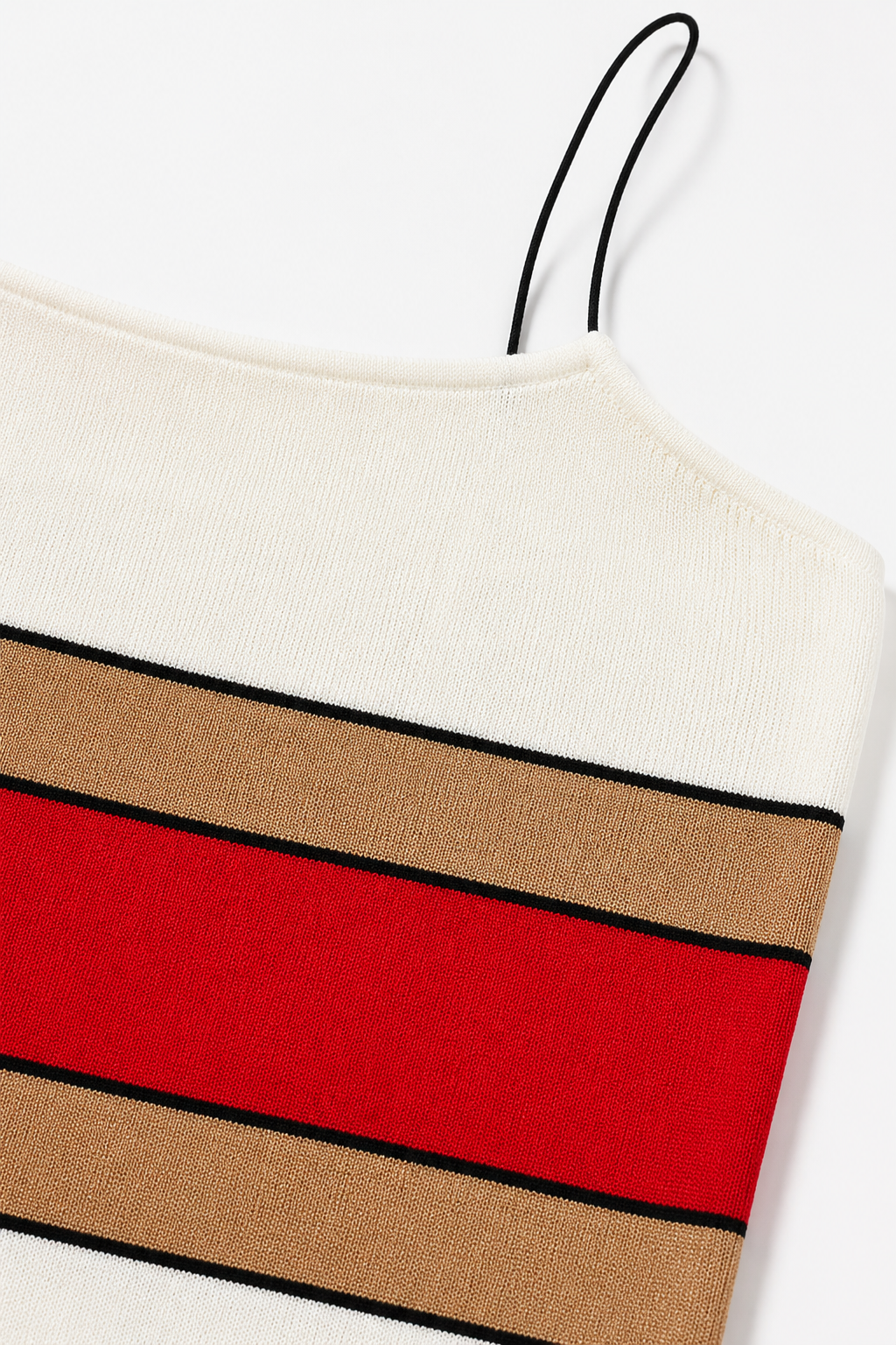 Noa Striped Open-Back Mini Dress detail view